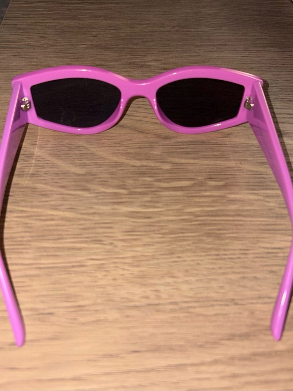 Diff Eyewear Pink Sunglasses with Reflective Pink/Purple Lenses